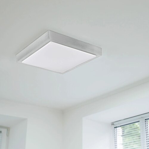  plafonsko svetlo kazimierz 2xE27/20W/230V 29,5x29,5 cm srebrno Slike
