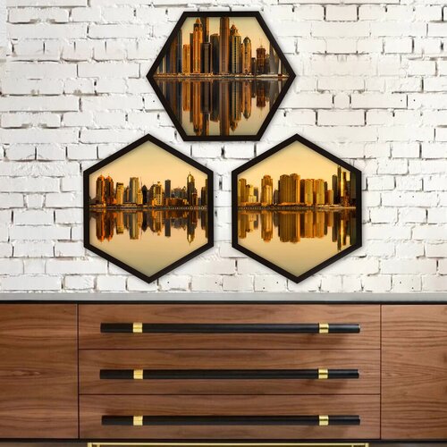 Wallity uramljena slika 6GEN521991814, 35x35 cm, 3 dela Cene