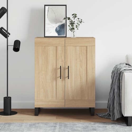 vidaXL Komoda sonoma hrast 69,5x34x90 cm inženirski les Cene