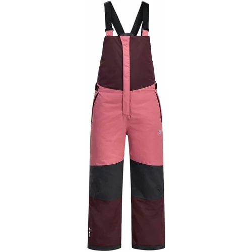 Jack Wolfskin Dječje skijaške hlače ACTAMIC 2L INS BIB boja: ružičasta