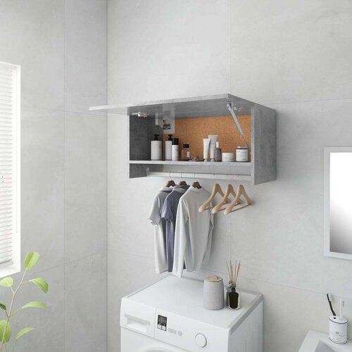  Ormar siva boja betona 70 x 32 5 x 35 cm od iverice Cijene