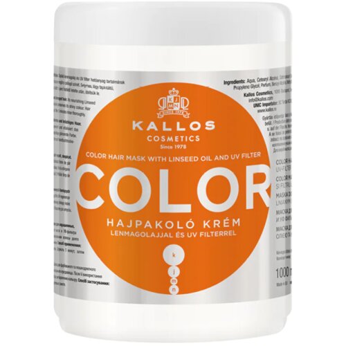 Kallos color maska za kosu, 1000ml Slike