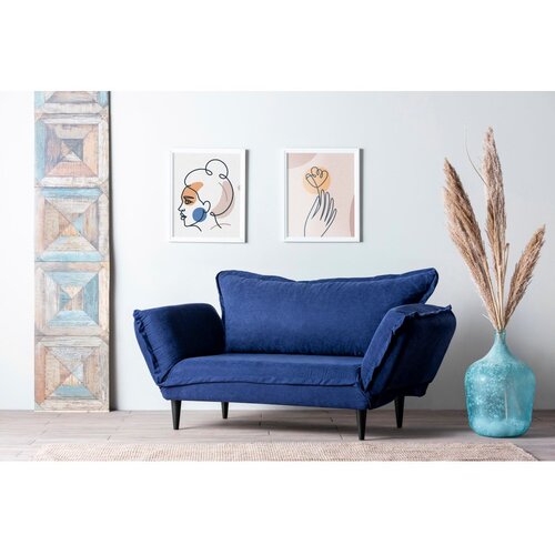 Sofa dvosed Vino Daybed Navy Blue \GR125 Cene