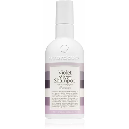 Waterclouds Violet Silver Shampoo šampon za neutraliziranje bakrenih tonova 250 ml