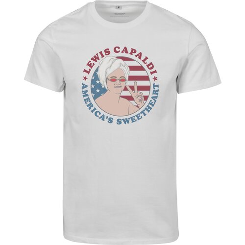 Merchcode Lewis Capaldi Sweetheart Tour Front White Slike