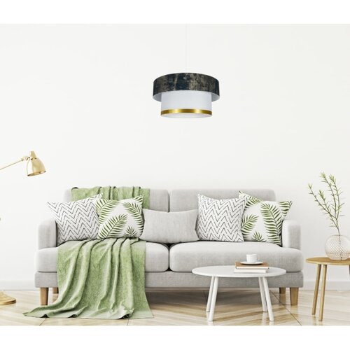  Luster na kablu RESSA 1xE27/60W/230V zelena Slike