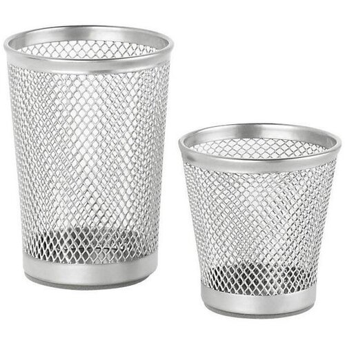 Homezone set držal za svinčnike mesh, 2-Delni, srebrna Cene