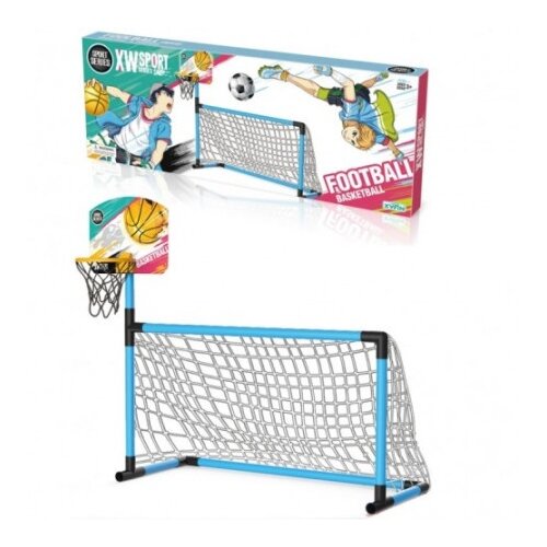  XW Sports, fudbalski gol, obruč za košarku, 2 u 1 ( 891063 ) Cene