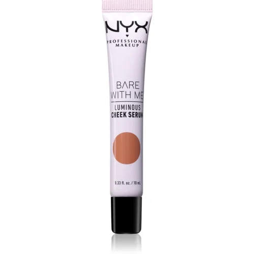 NYX Professional Makeup Bare With Me tekoče rdečilo odtenek Peach Bronze 10 ml