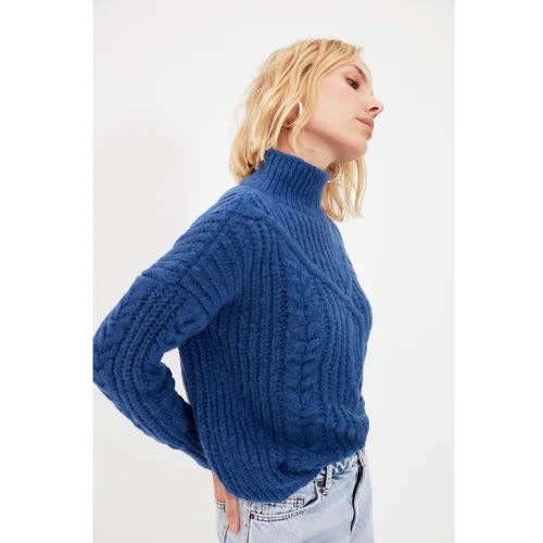 Trendyol Ženski pulover s dolčevitom Knitwear