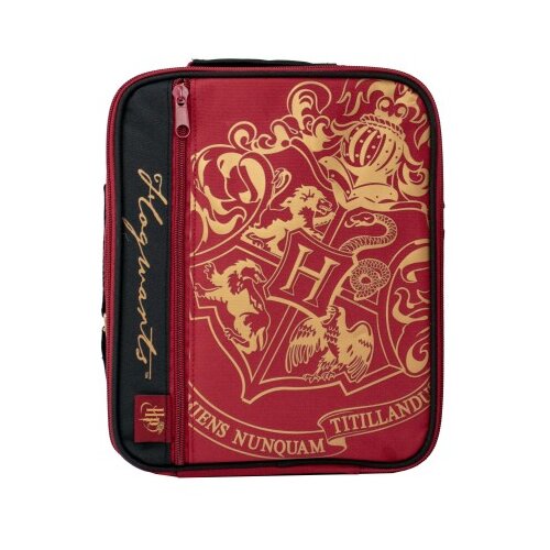 Blue Sky HARRY POTTER DELUXE 2 POCKET LUNCH BAG BURGUNDY &ndash; CREST TORBA Cene