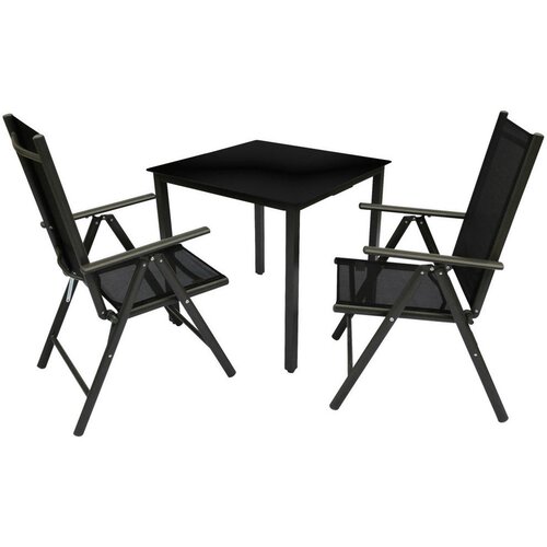 Gardenson VRTNA GARNITURA aluminij antracit črna Slike