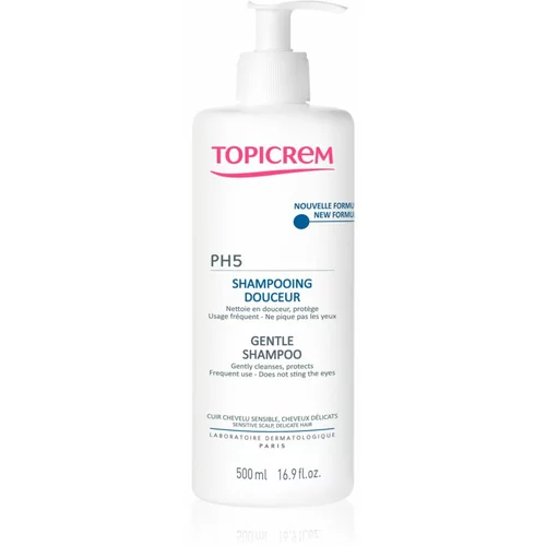 Topicrem PH5 Gentle Shampoo nežni šampon za vsakodnevno uporabo za občutljivo lasišče 500 ml