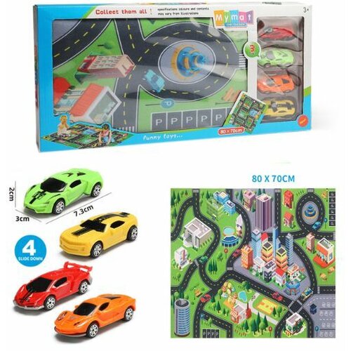  Tepih auto staza sa auticima ( 61/12643 ) Cene