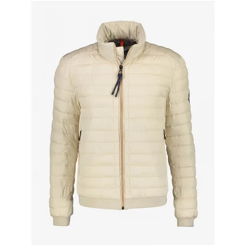 Lerros Beige men's quilted jacket - Men