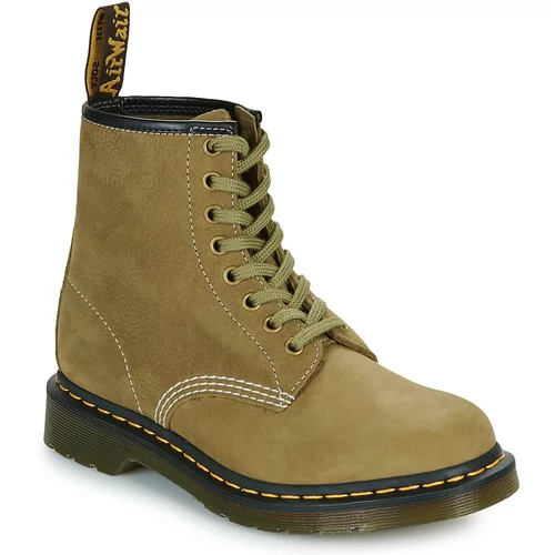 Dr. Martens 1460 Muted Olive Tumbled Nubuck+E.H.Suede Kaki