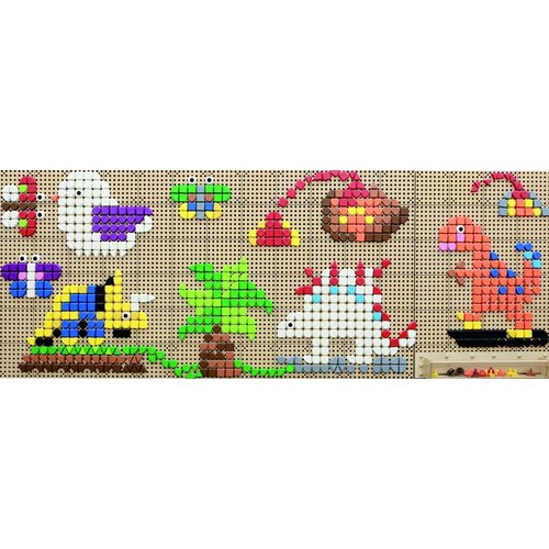  Masterkidz geometrijski elementi 8 boja, 256 komada, pribor za STEM tablice Slike
