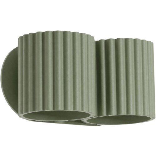 Sollux Lighting Stenska svetilka AURA 2 zelena oliva G9, (5000352106) Cene