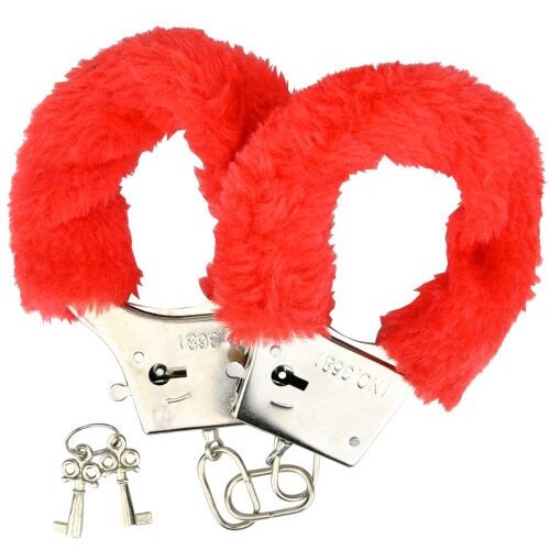 Loving Joy erotične lisice furry red Slike