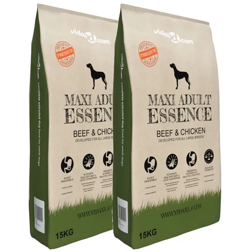 Premium suha hrana za pse Maxi Adult Essence Beef & Chicken 2 kom 30 kg