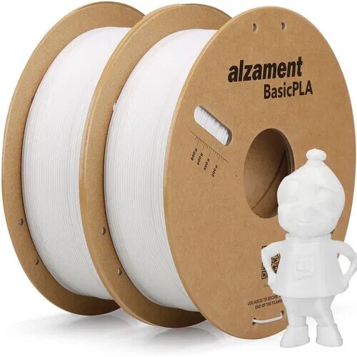 Aldor Filament Alzament PLA Basic Dualpack 2x1kg White Cene