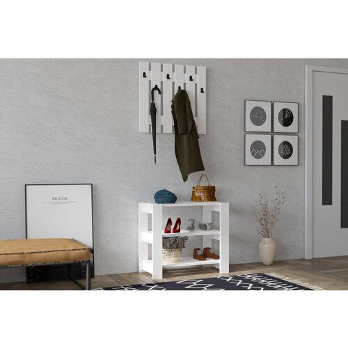 Hanah home friends - white white hall stand Cene