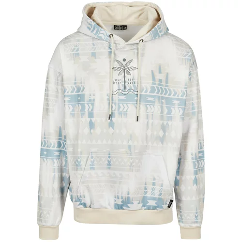Just Rhyse Sweater majica 'Pocosol' nebesko plava / kameno siva / bijela