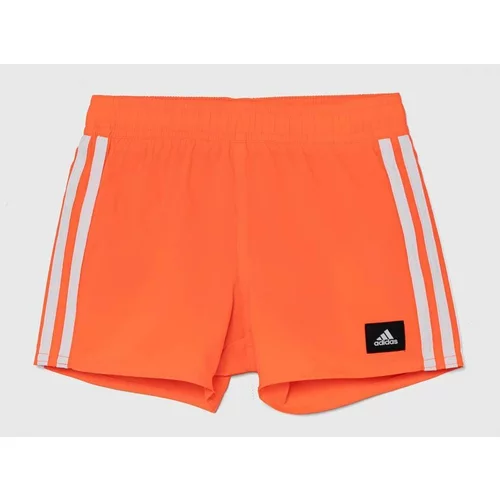 Adidas Otroške kopalne kratke hlače 3S SHO oranžna barva, IT2696