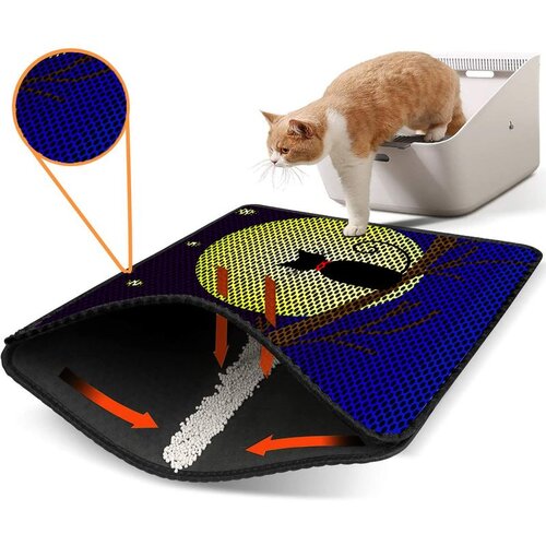 WALLXPERT Nrszn0126 multicolor cat litter mat Cene