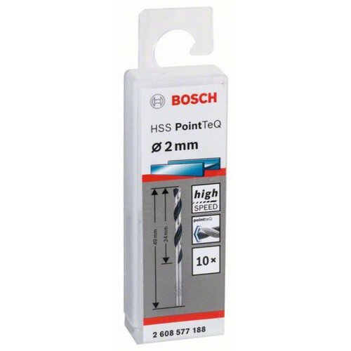 Bosch HSS spiralna burgija PointTeQ 2,0 mm ( 2608577188 ) Cene