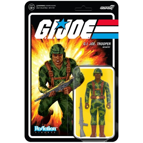 Grupo FIGURA REACTION GI JOE TROOPER CLEAN SHAVEN BROWN, (20838782) Cene