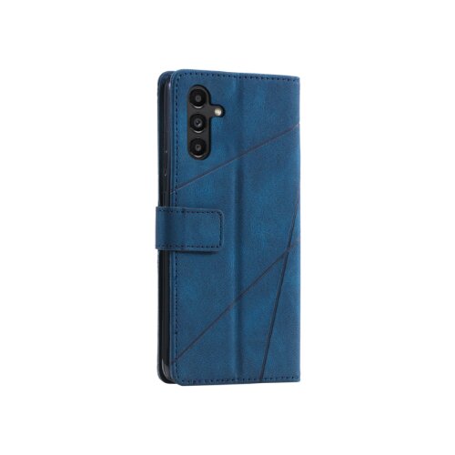 Chameleon Preklopna torbica (WLGO-Lines) za Samsung Galaxy S24 Fe, modra Cene