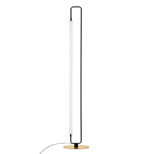 Mitea Lighting Podna lampa crna LED 32W LED 3000K sa podnim prekidačem M74-C Slike