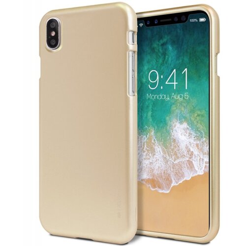 Gumijasti / gel etui Mercury i-Jelly Metal Case za Apple iPhone XR (6.1") - zlati Cene
