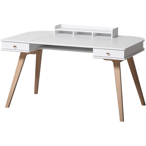 Oliver Furniture® pisalna miza (66 cm) white/oak Cene