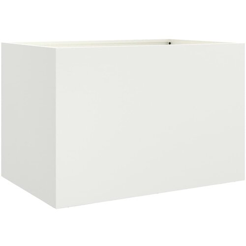 Maison Chic Cvetlično korito - Cvetlični Lonec belo 62x40x39 cm jeklo, (21789770) Cene