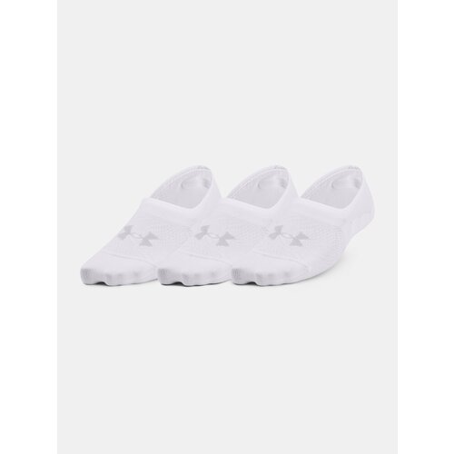 Under Armour Socks UA Breathe Lite Ultra Low 3p-WHT - Women Slike