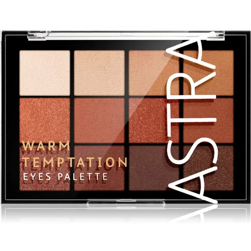 Astra Make-up Palette The Temptation paleta sjenila za oči nijansa Warm Temptation 15 g