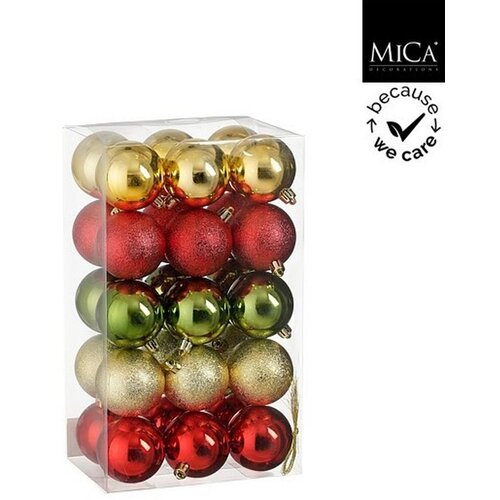 Mömax Set Kroglic Za Božično Jelko Xmas Classic - 30 Delni Set Cene