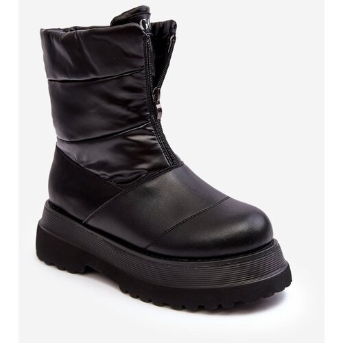 GOE Women's Snow Boots With Thick Sole And Zipper Cene