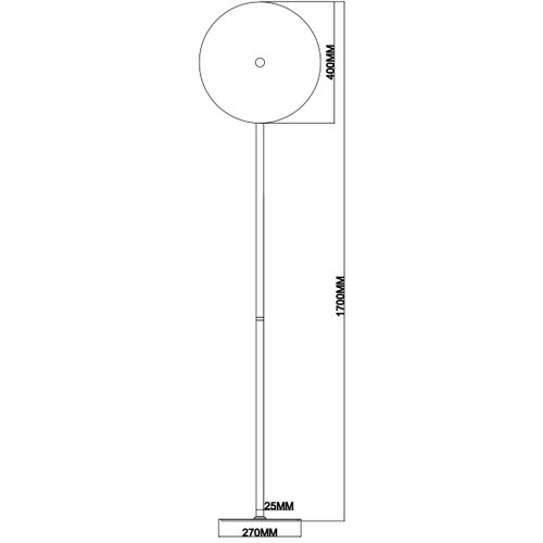  ondaluce - led prigu&amp;scaron;iva podna lampa jokey LED/15W/230V 170 cm zlatna/zadimljena Slike
