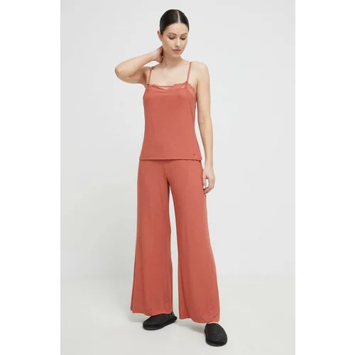 Calvin Klein Underwear Spodnji del pižame ženski, oranžna barva