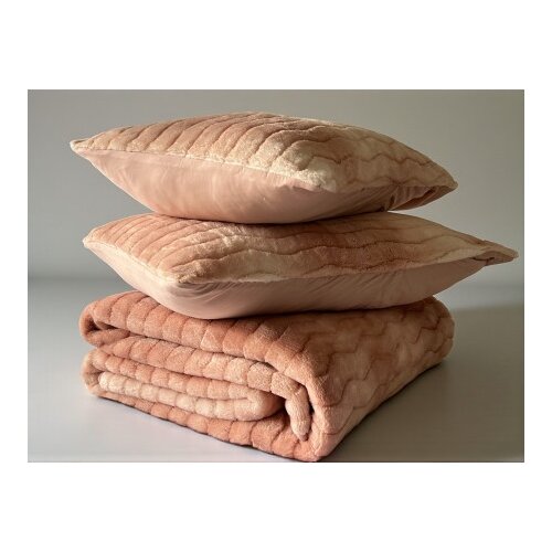 Ćebe set Dream &ndash; 220x240cm + 2 jastučnice 50x70cm Pudra ( VLK000369-dreampudra ) Cene