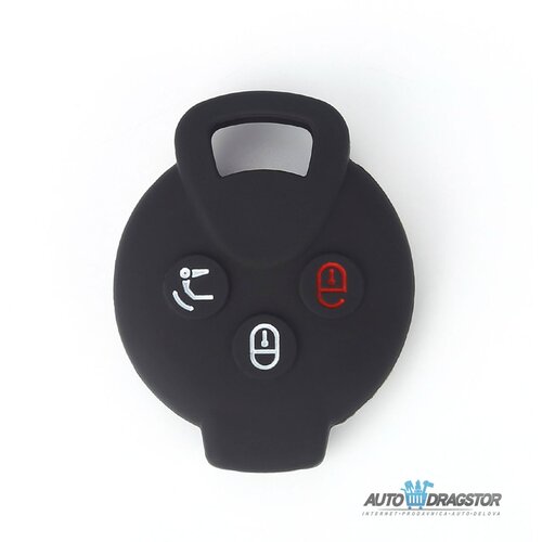 888 Car Accessories silikonska navlaka za ključeve crna smart APT1008.07.B Cene
