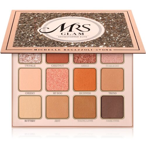 BPerfect Mrs Glam Showstopper Elite Palette paleta sjenila za oči 16.8 g Cijene