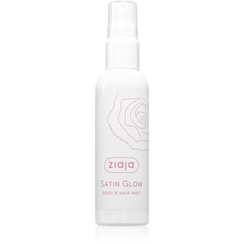 Ziaja Satin Glow Body &amp;amp; Hair Mist meglica za telo in lase 90 ml Slike