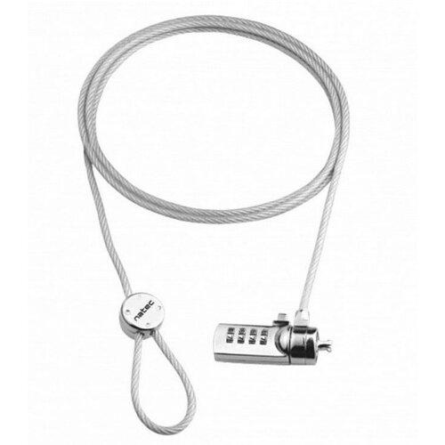 Natec Lobster key lock, cable 1.8m ( NZL-0225 ) Slike