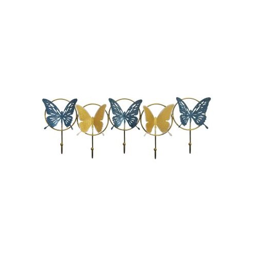 Wallxpert metalna zidna kuka multicolor ruhsar Slike