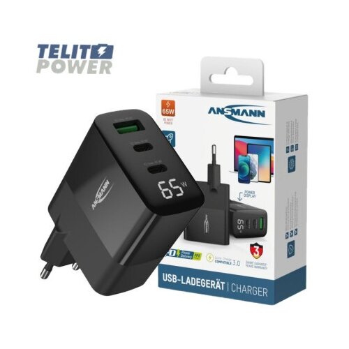 Ansmann hc365pd 65w kućni usb punjač sa lcd displejom ( 4457 ) Cene