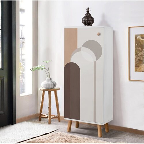 Kalune Design Vegas - B 948 White Shoe Cabinet Slike